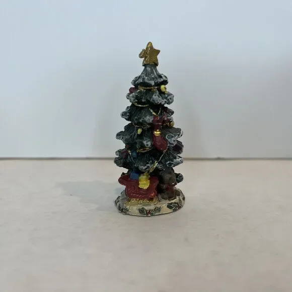 Novelino Pewter Gift Lot of 3 Christmas Church Santa Tree Figure Holiday 2.5" - Picture 7 of 16